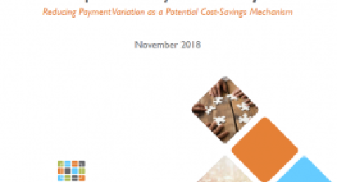 Reference-Based Inpatient and Outpatient Payment Reference-Based Inpatient and  Outpatient  Payment Analysis:  Reducing Payment Variation as a Potential Cost-Savings Analysis: Reducing Payment Variation as a Potential Cost-Savings Mechanism report cover