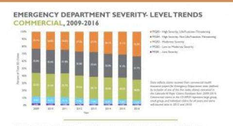 Data byte: emergency department severity-level report cover