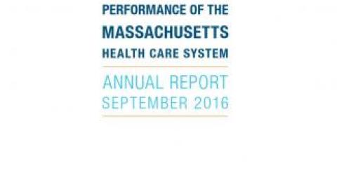 Mass Health performance annual report 2016 cover