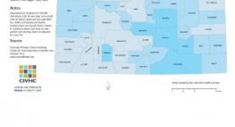   Medicaid Per Capita Cost of Care by County Map 2011