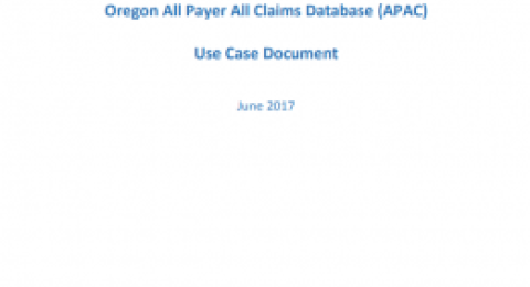 Oregon All Claims Database cover