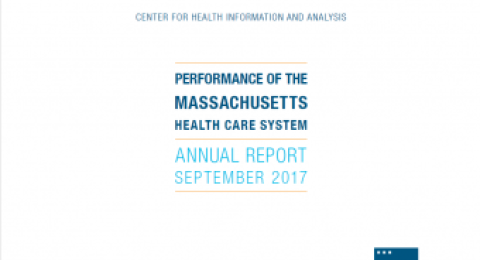 Performance of the Massachusetts Health Care system report cover