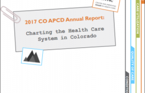 2017 CO APCD Annual Report: Charting the Health Care System in Colorado report cover