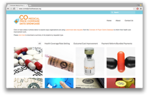 Colorado APCD website screenshot
