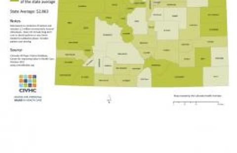 commercial insurance per-capita cost of care map 2011