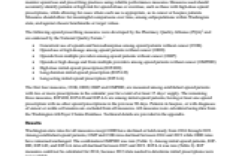 Washington Pharmacy Quality Alliance 2014-2018 report cover