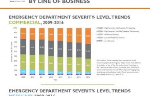 Data byte: emergency department severity-level report cover