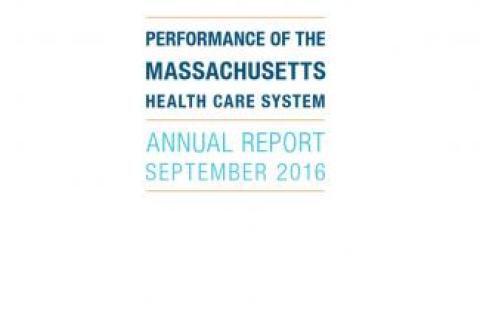 Mass Health performance annual report 2016 cover