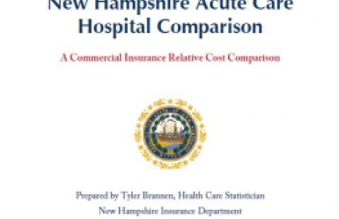 New Hampshire Acute Care Hospital Comparison: A Commercial Insurance Relative Cost Comparison, NHID, August 2008