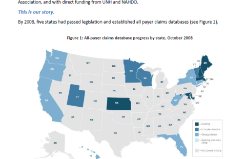 History of APCD Council Harmonization Efforts report