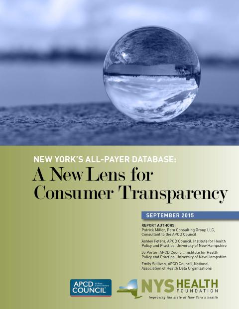 New York’s All-Payer Database: A New Lens for Consumer Transparency report